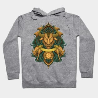 Taurus Engraving Art Hoodie